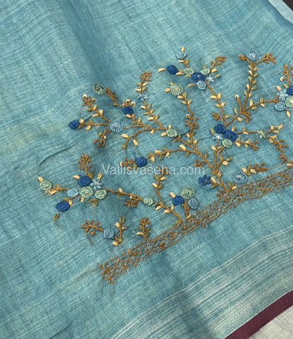 French Knot - Tissue Saree -  VVLFN001