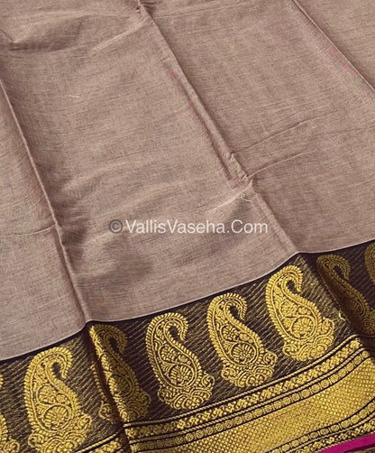 Kanchi Cotton Saree - VVKCS015
