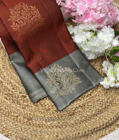Half Mix - Pure Soft Silk Saree - VVPSS051