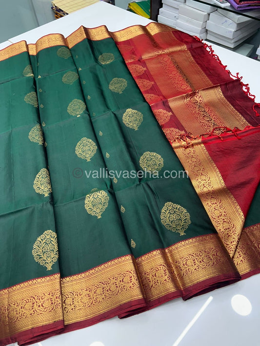 Pure Soft Silk Saree - Kanchi Border - VVPSS015