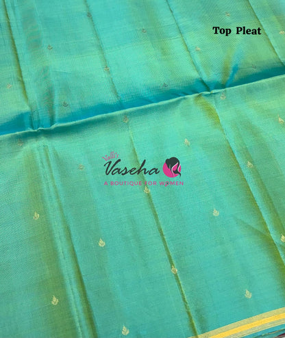 Pure Soft Silk Saree - Partly Pallu - 
Half & Half Saree - VVPSS088