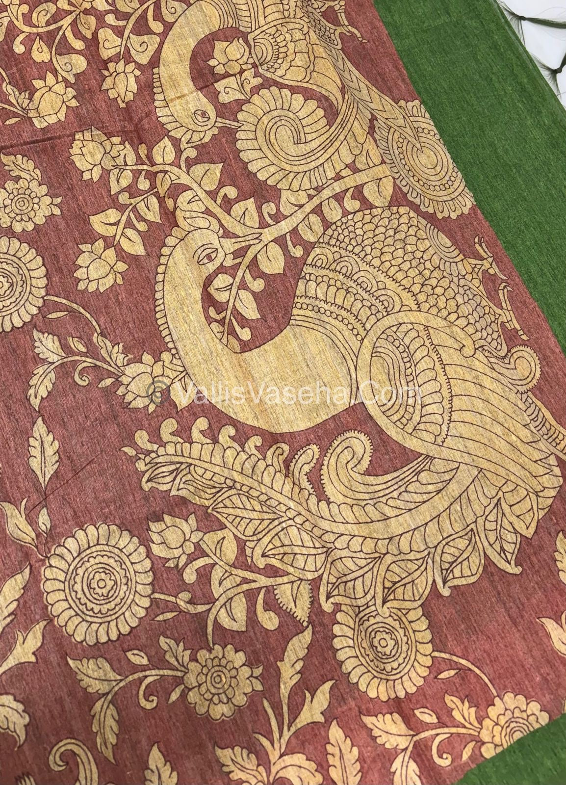 Semi Tussar Silk Saree |VVSTS047