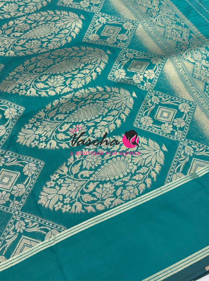 Semi Soft Silk  - Ramar Blue Shade - VVSSS040
