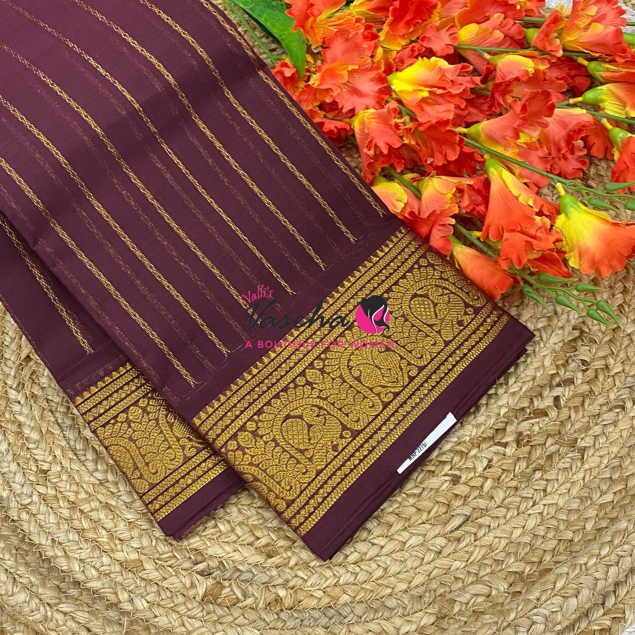 Kanchi Cotton Saree - VVKCS033