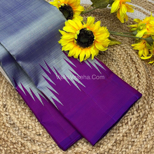 Pure Kanchipuram Silk Saree - Thalampoo - VVPS029
