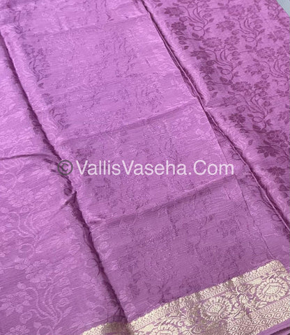 Semi Viscose / Semi Mysore Crepe Silk Variety - Embossed Design - VVSMC002