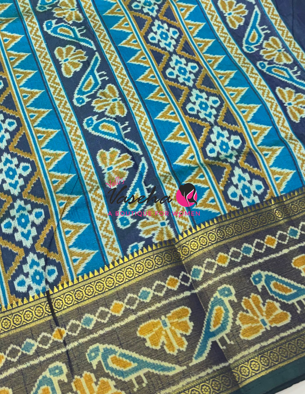 Semi Patola | Printed Silk Saree - Combo - VVSPS003