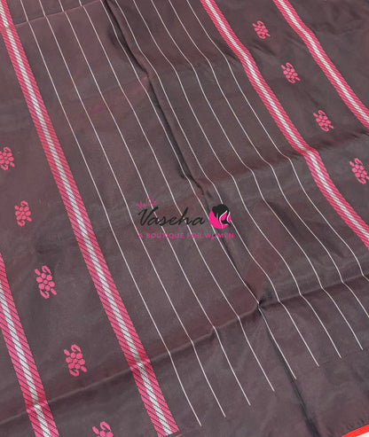 Vazhai Pattu Saree / Banana Pith - With Blouse - VVVPS003