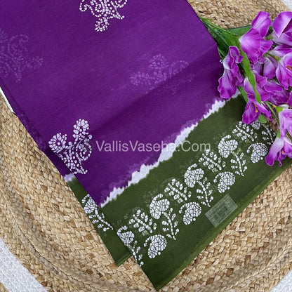 Pure Cotton Voile Saree | VVPVC004