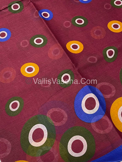 Pure Cotton Voile Saree | VVPVC004
