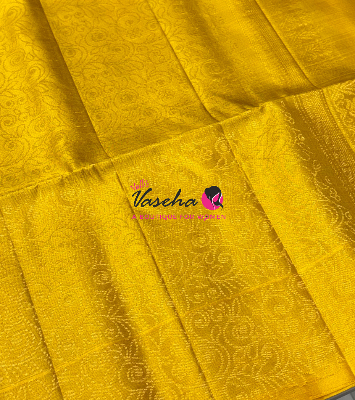 Pure Soft Silk Saree - Cream & Yellow - VVPSS120