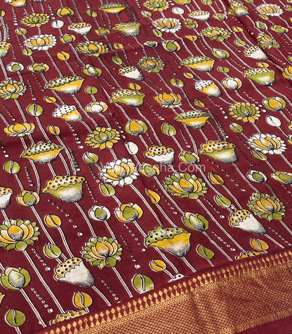 Chennur Silk | Kalamkari Prints | VVCS005
