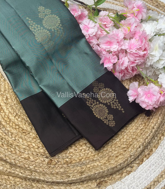 Half Mix - Pure Soft Silk Saree - VVPSS054