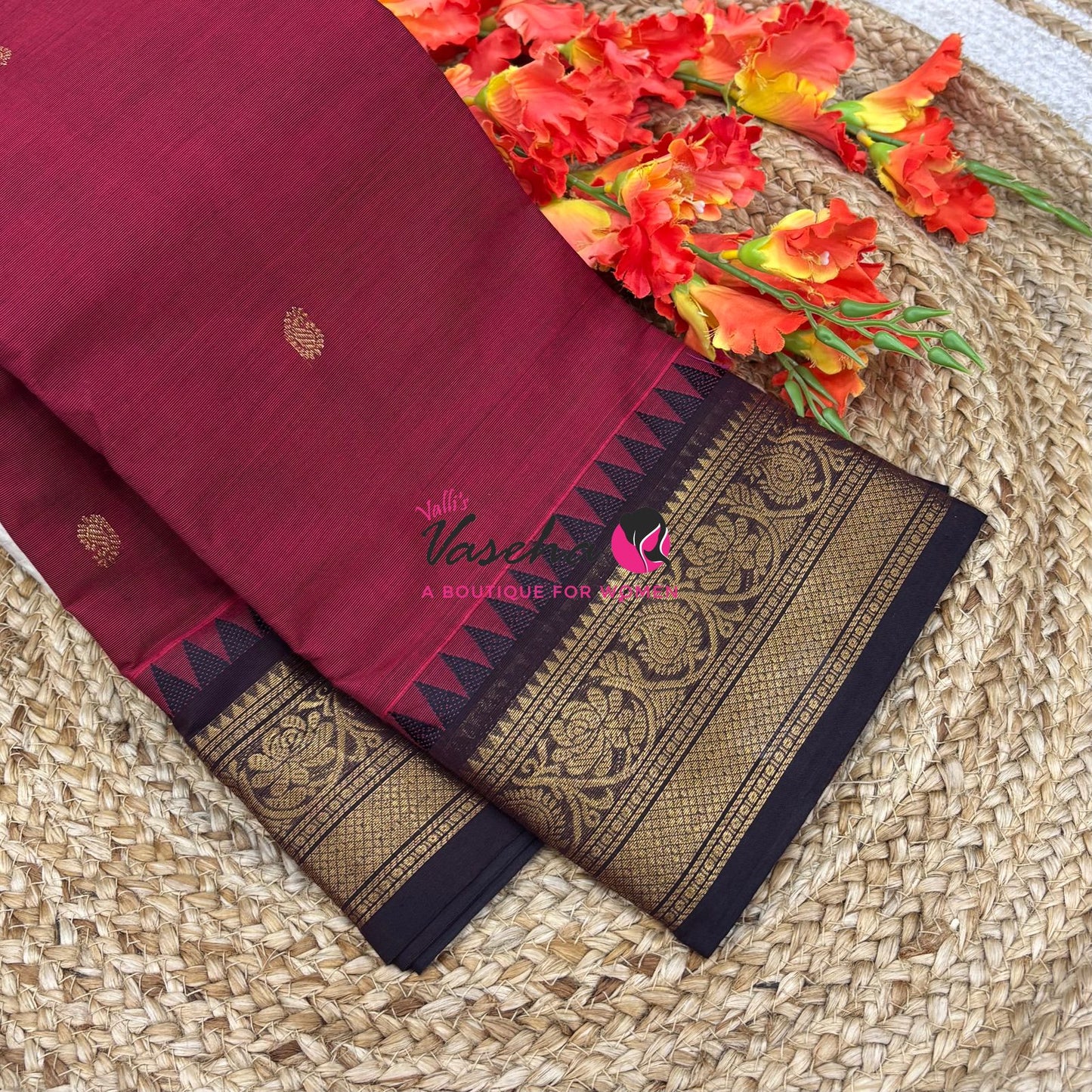 Kanchi Cotton Saree - VVKCS026