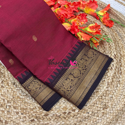 Kanchi Cotton Saree - VVKCS026