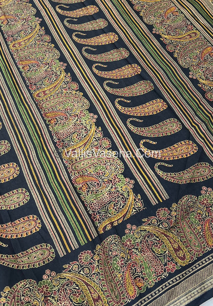 Casual Wear - Fancy Mixed Cotton - Black Shade - VVFMC001