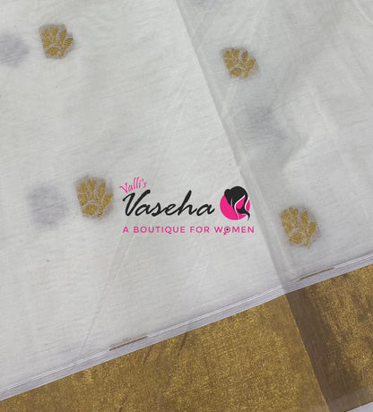 Kerala Cotton Saree - VVKCS031