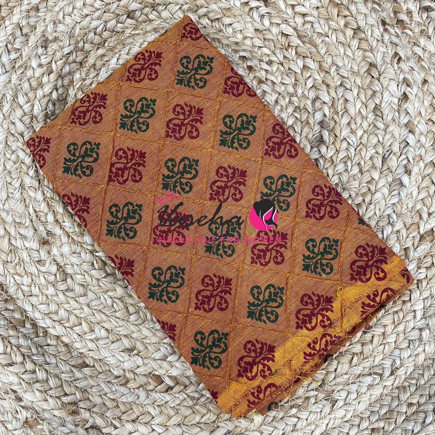 Blouse Bit - Pure Cotton -  Print Diamond - 1 mtr - VVBB001