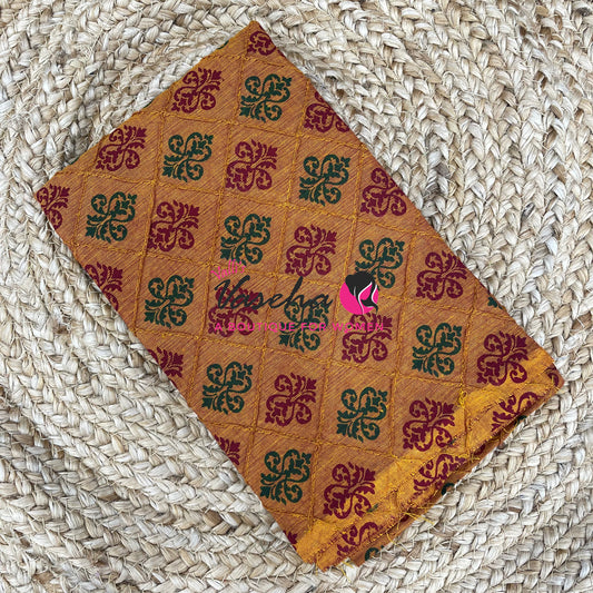 Blouse Bit - Pure Cotton -  Print Diamond - 1 mtr - VVBB001