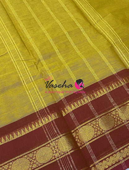 Kanchi Cotton Saree - VVKCS032