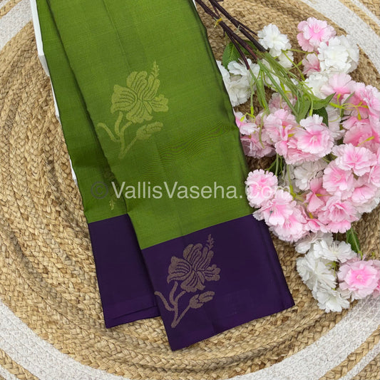 Half Mix - Pure Soft Silk Saree - VVPSS075