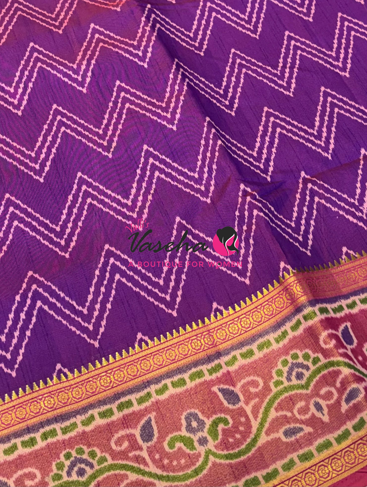 Semi Patola | Printed Silk Saree - Combo - VVSPS003