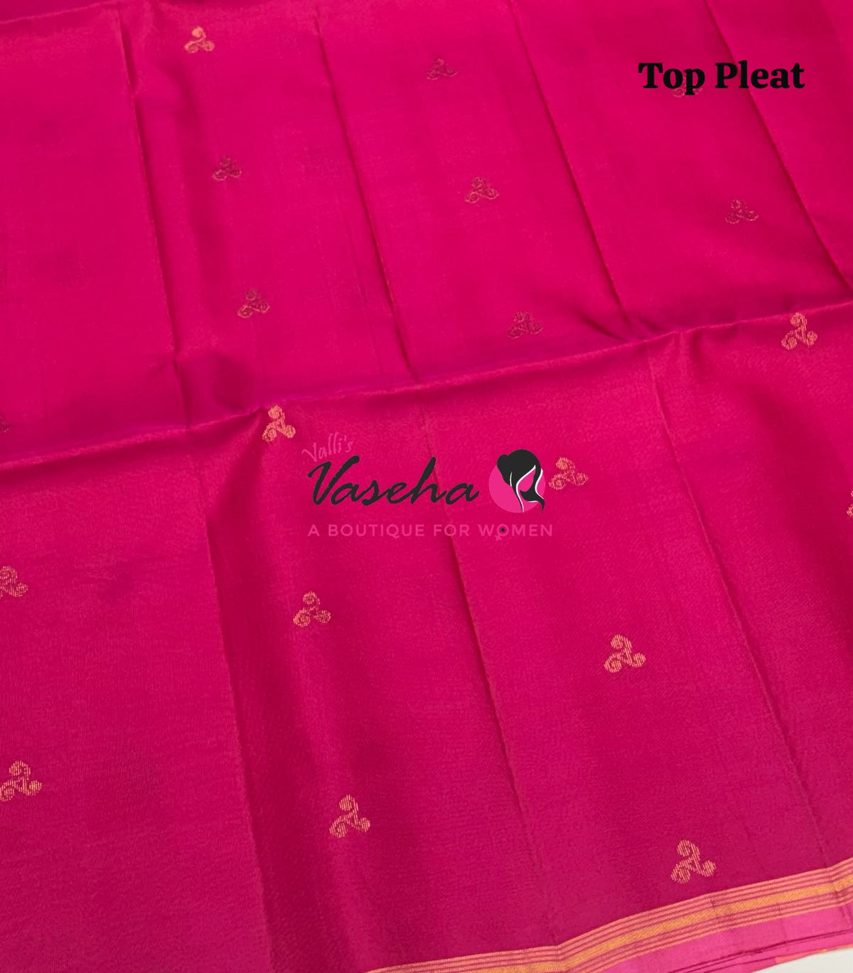 Pure Soft Silk Saree - Partly Pallu -  Half & Half Saree - VVPSS088