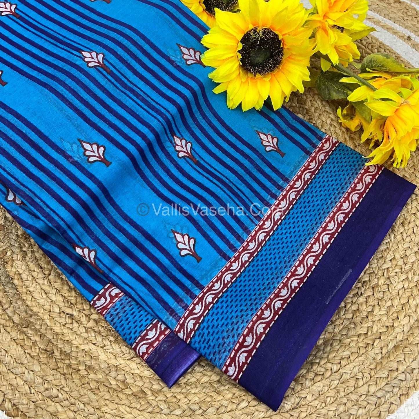 Pure Cotton Voile Saree | VVPVS001