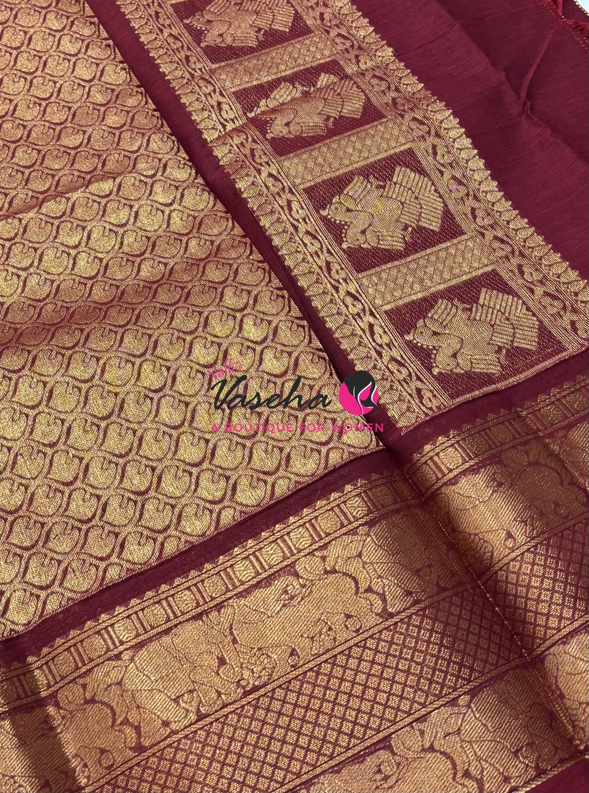 Kanchi Cotton Saree - VVKCS022