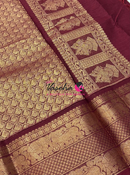 Kanchi Cotton Saree - VVKCS022