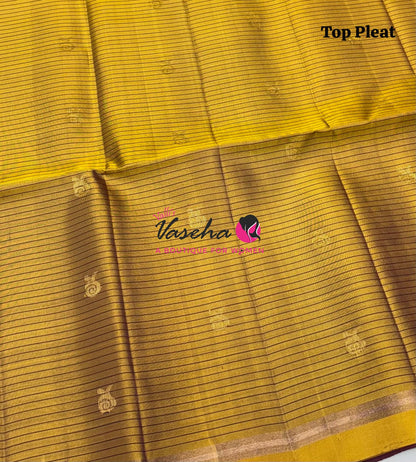 Pure Soft Silk Saree - Partly Pallu -  Half & Half Saree - VVPSS142