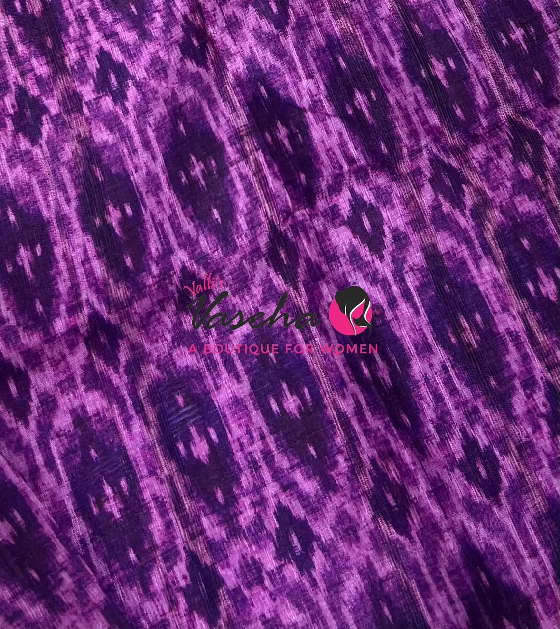 Semi Matka Tussar Silk Saree | Double Blouse | Purplish Pink ￼ Shade |VVSTS052
