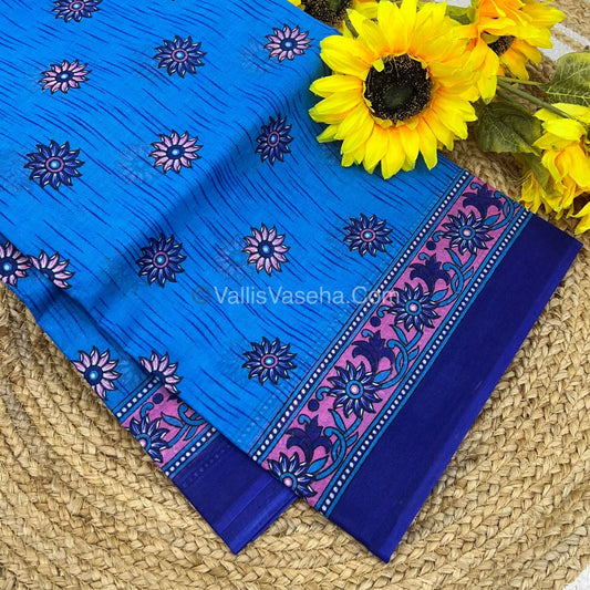 Pure Cotton Voile Saree | VVPVS001