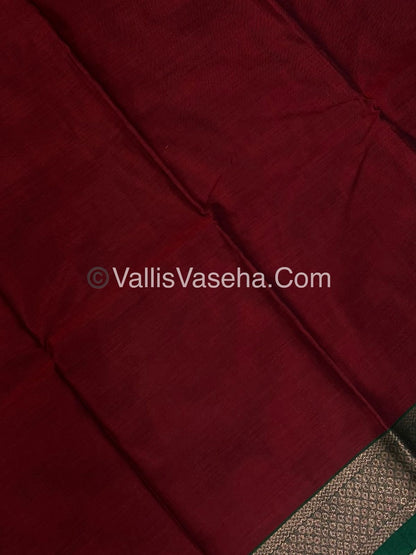 Dhaka Cotton Saree - VVDCS002