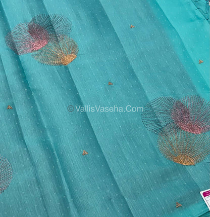 Butter Silk - Round Butta - Blue & Pink Combo - VVBS001