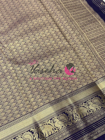 Semi Kanchi Silk - Vairavoosi Butta - VVSKS004