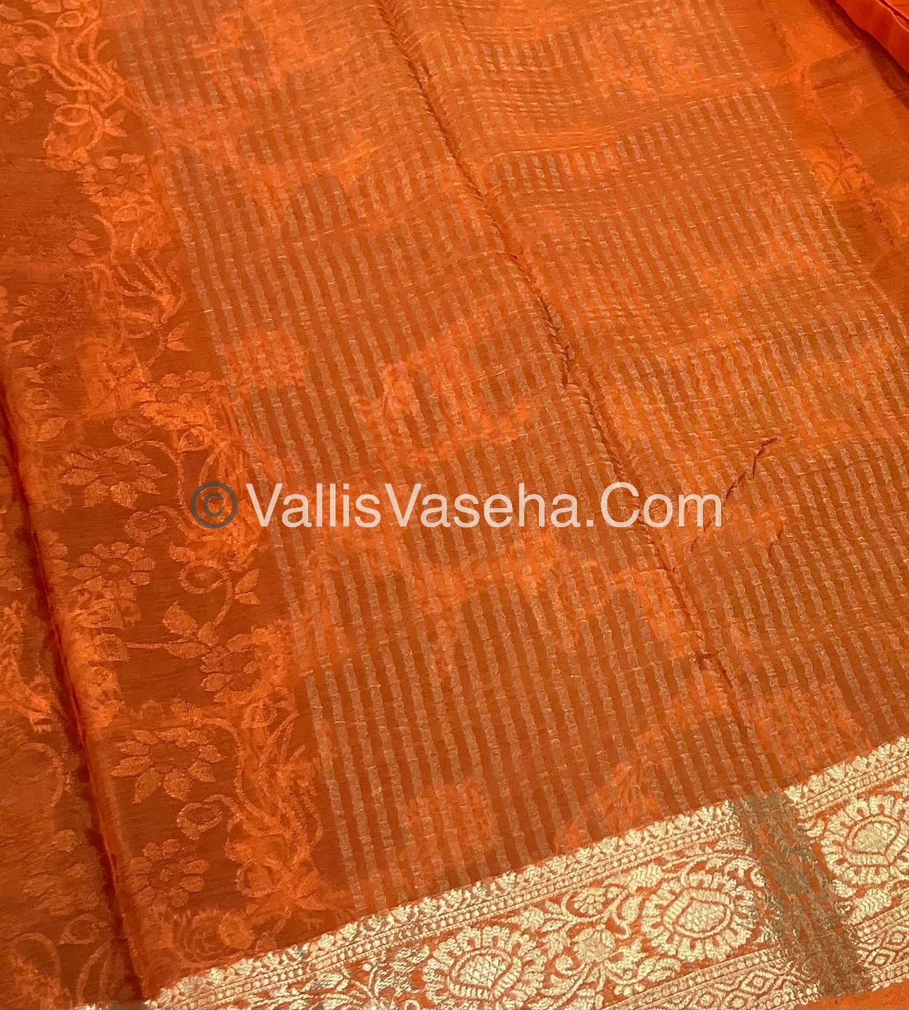 Semi Viscose / Semi Mysore Crepe Silk Variety - Embossed Design - VVSMC002