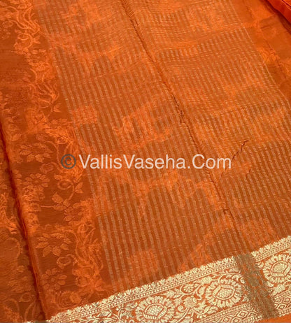 Semi Viscose / Semi Mysore Crepe Silk Variety - Embossed Design - VVSMC002