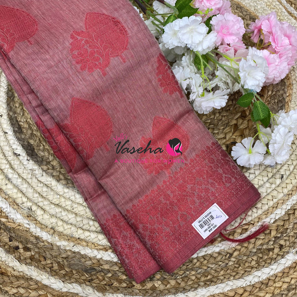 40% less - Offer Saree - Semi Banarsi Silk Saree - VVDS008