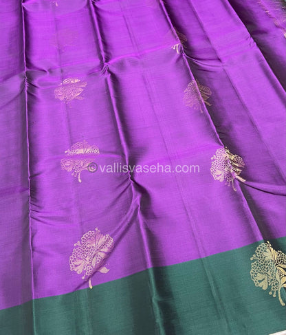 Half Mix - Pure Soft Silk Saree - VVPSS030