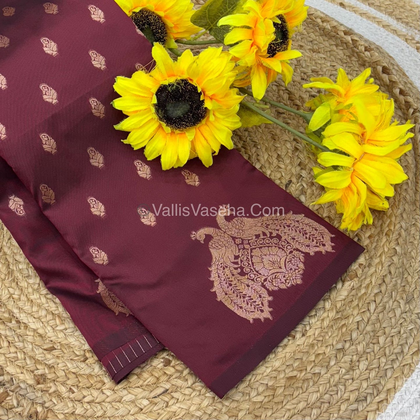 Semi Soft Silk -  Wine Shade -VVSSS018