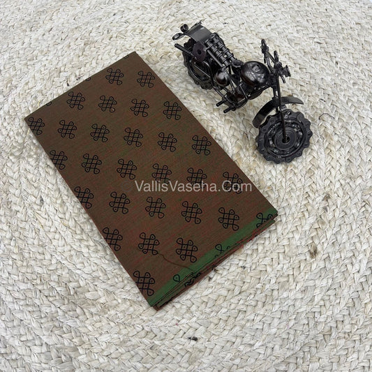 Blouse Bit - Kolam Print - 1 mtr - VVKPB001