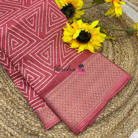 Semi Binny Silk |Light Peach |VVSBS007