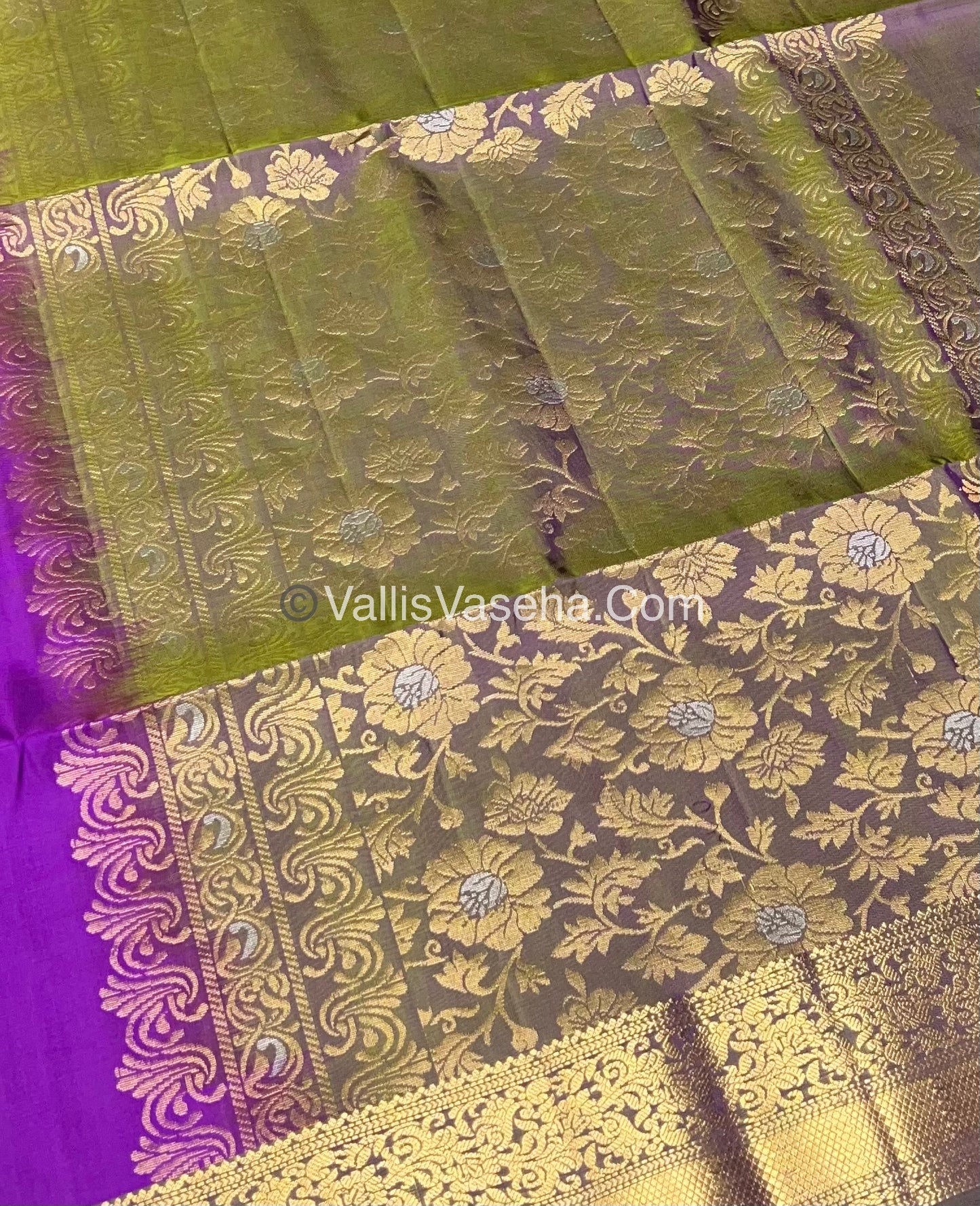 Pure Soft Silk Saree - Kanchi Border - VVPSS033