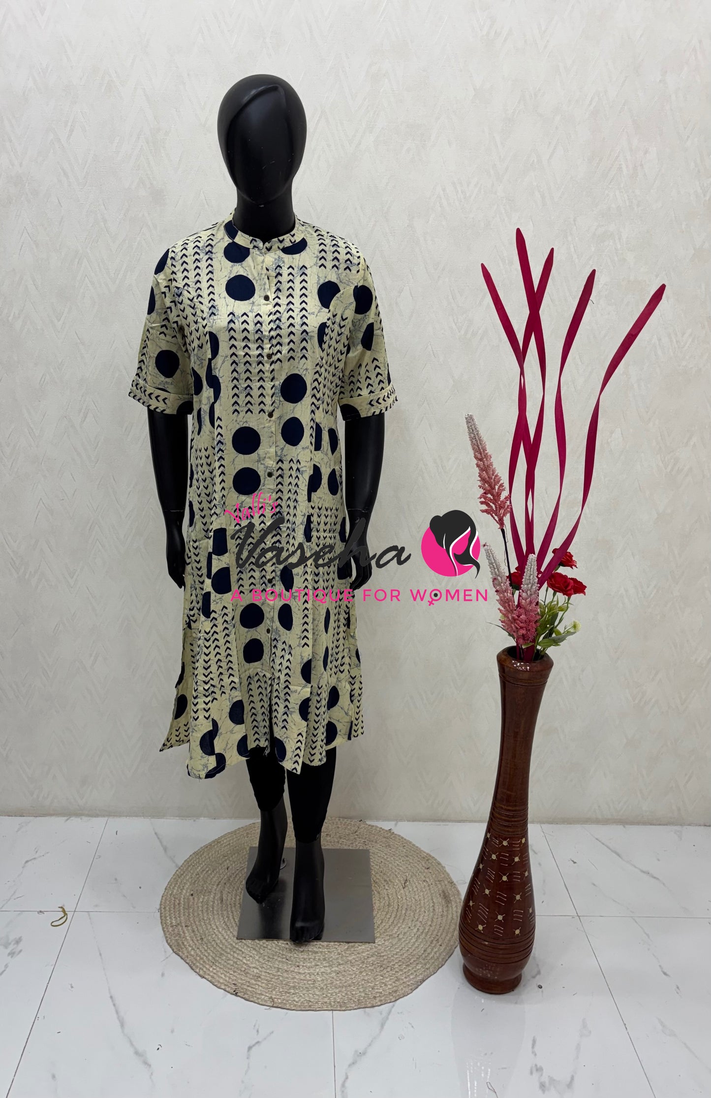 Ready Made - A Line Kurti -   VVRMS021