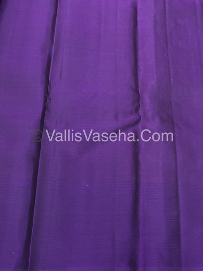 Half Mix - Pure Soft Silk Saree - VVPSS075