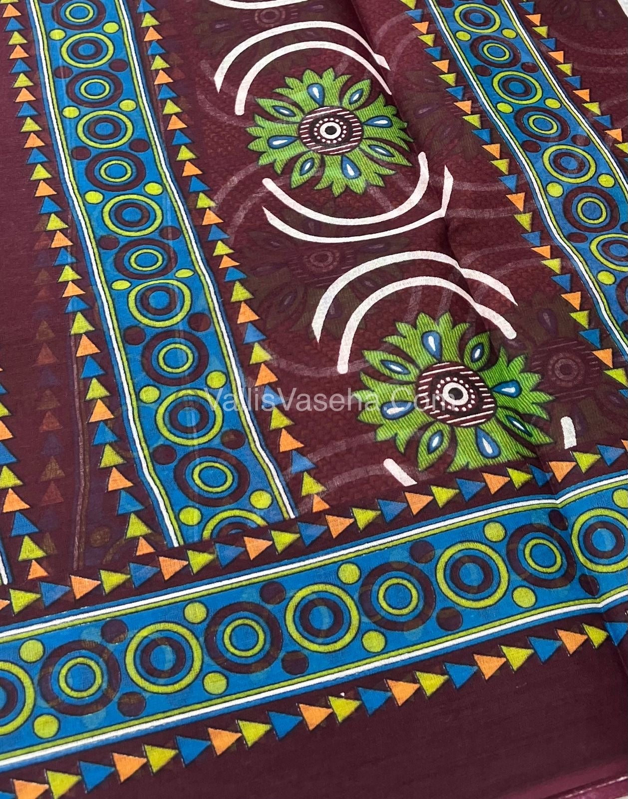 Pure Cotton Voile Saree | VVPVS001