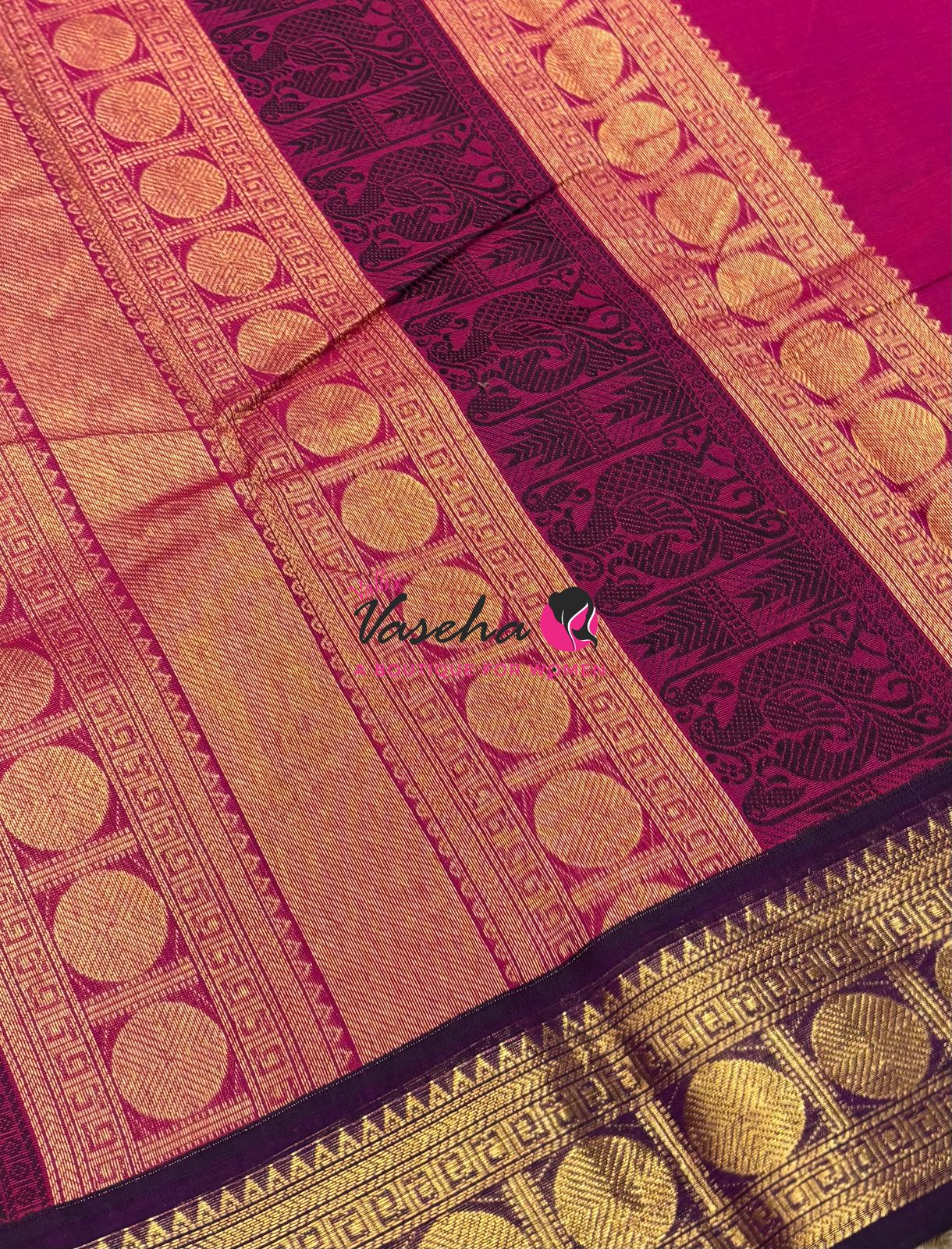 Kanchi Cotton Saree - VVKCS023