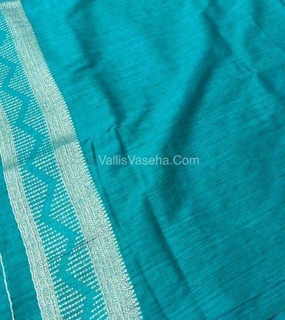 Banarasi - Heritage Silk - Semi Kathan Silk - Ramar Blue Shade- VVBHS002