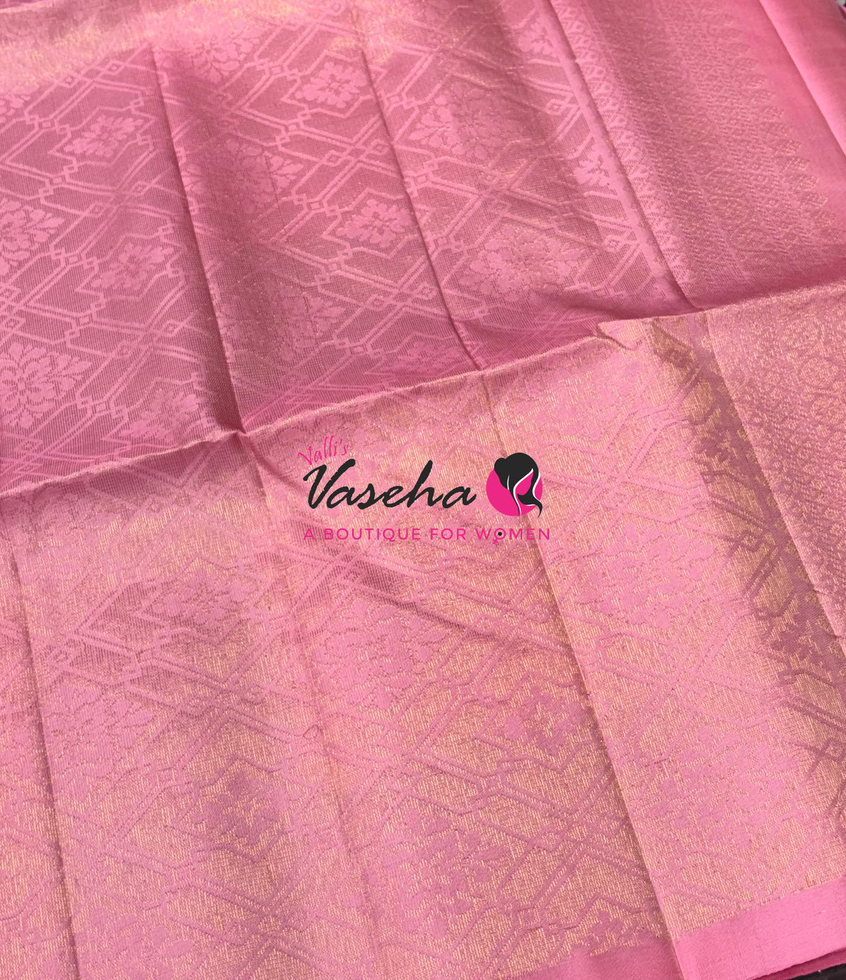 Pure Soft Silk Saree  - Pazhum Pazhamum Checks - VVPSS092